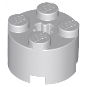 Steen, Rond 2x2 Light Bluish Gray
